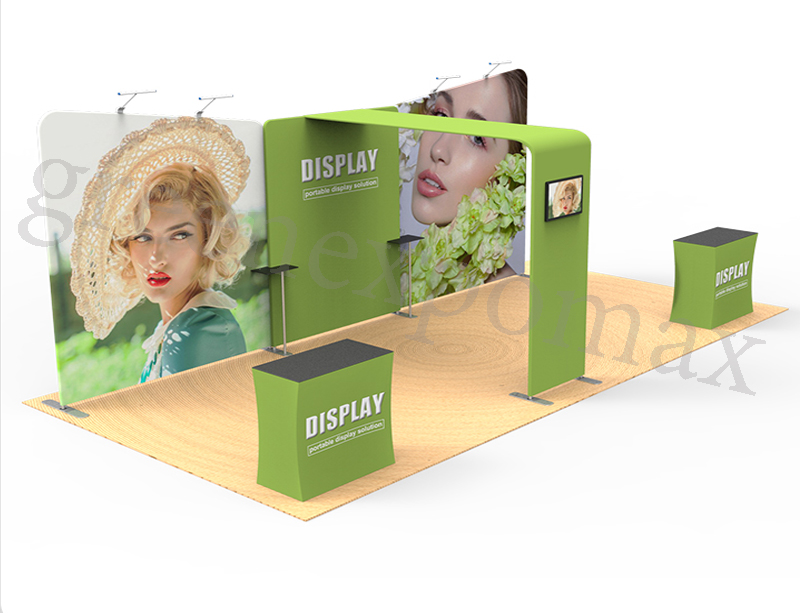 20ft trade show folding booth exhibit display stands