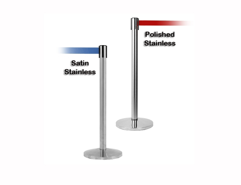 retractable nylon belt barrier airport passage barrier pole crowd control