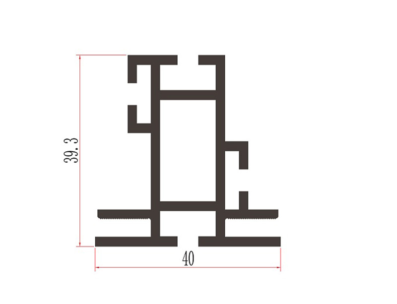 FD40-1 40mm double sides profile