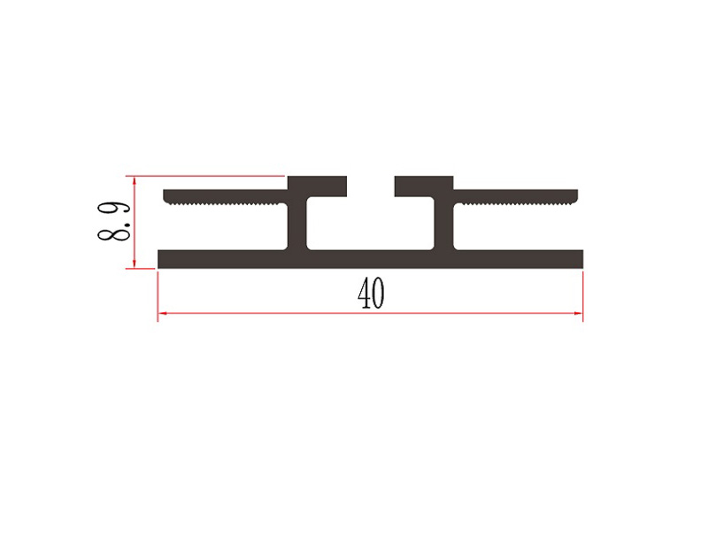 FD40 40mm double sides profile