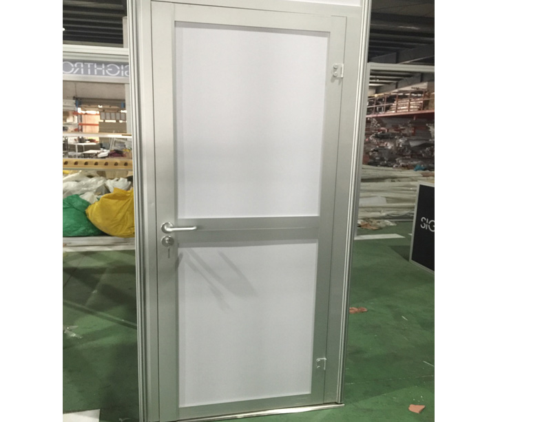 Aluminum frame door for exhibition booth