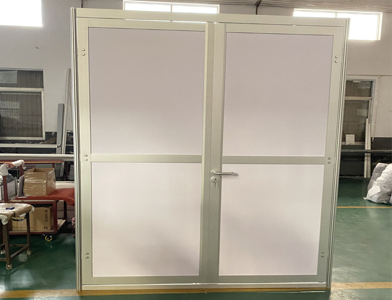 Aluminum frame door for exhibition booth