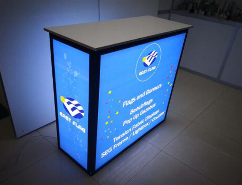 SEG lighting front table counter 