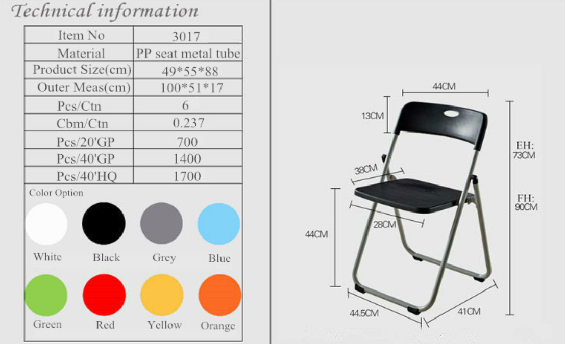 EVENT PLASTIC FOLDING CHAIR/FOLDING PLASTIC CHAIR