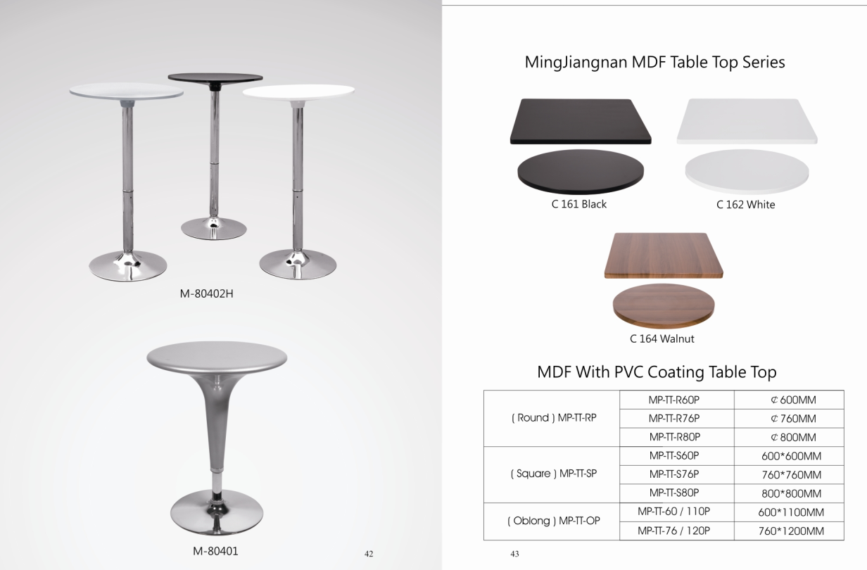 bar luxury table