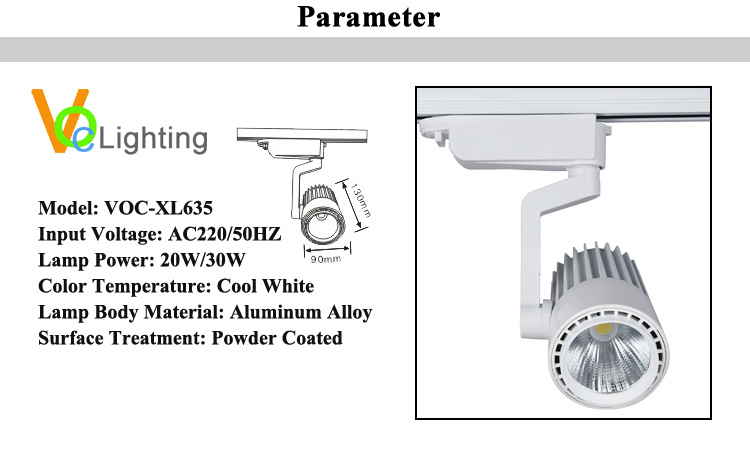 Housing/exhibition LED track light